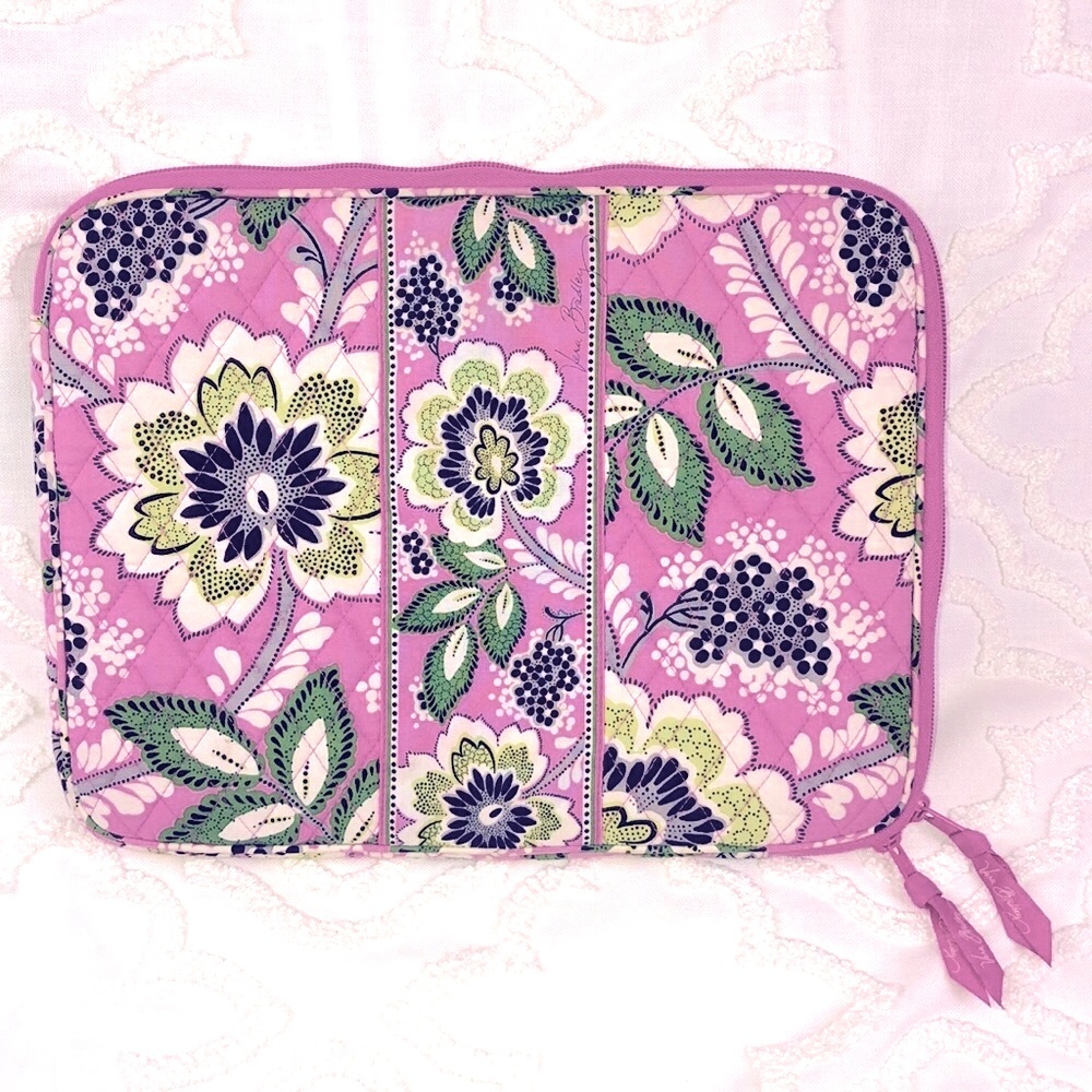 Vera Bradley Laptop Computer Sleeve Original Logos